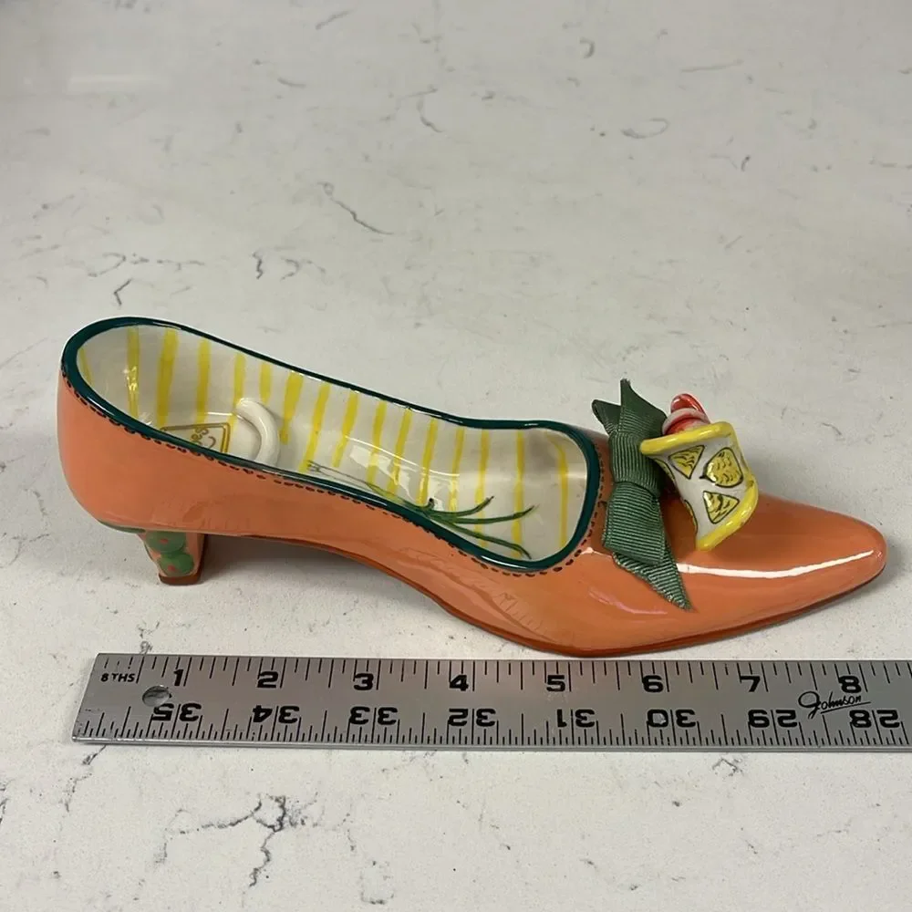 Diane's Happy Toes Diane Artware Candle Holder 2004 Shrimp Scampi Shoe Figurine